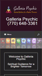 Mobile Screenshot of galleriapsychic.com